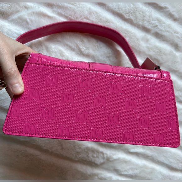 NWT Juicy Couture Y2K Style Simply Perfect Shoulder Bag Pink Flash - Picture 6 of 15